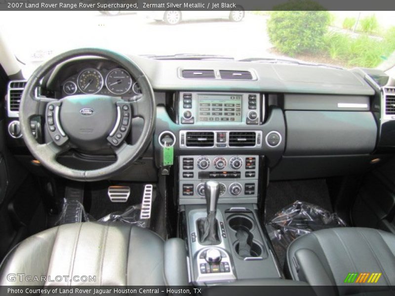 Zermatt Silver Metallic / Jet Black 2007 Land Rover Range Rover Supercharged