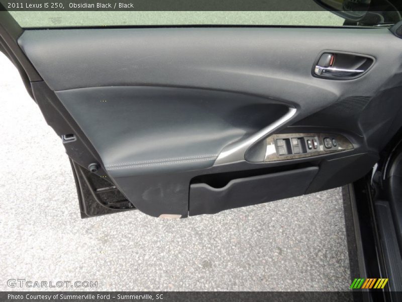 Obsidian Black / Black 2011 Lexus IS 250