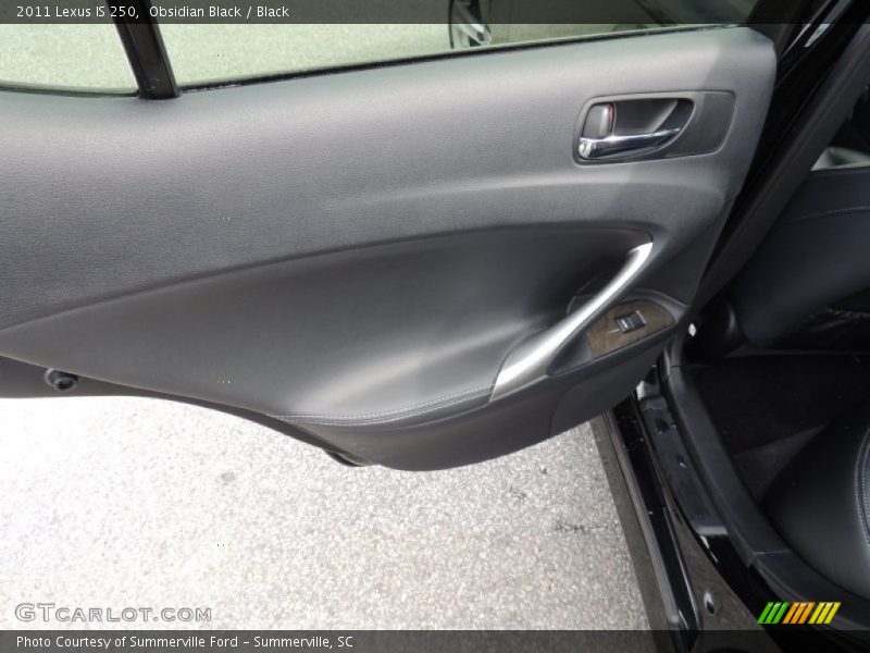 Obsidian Black / Black 2011 Lexus IS 250