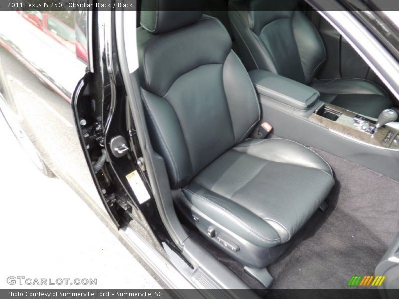 Obsidian Black / Black 2011 Lexus IS 250