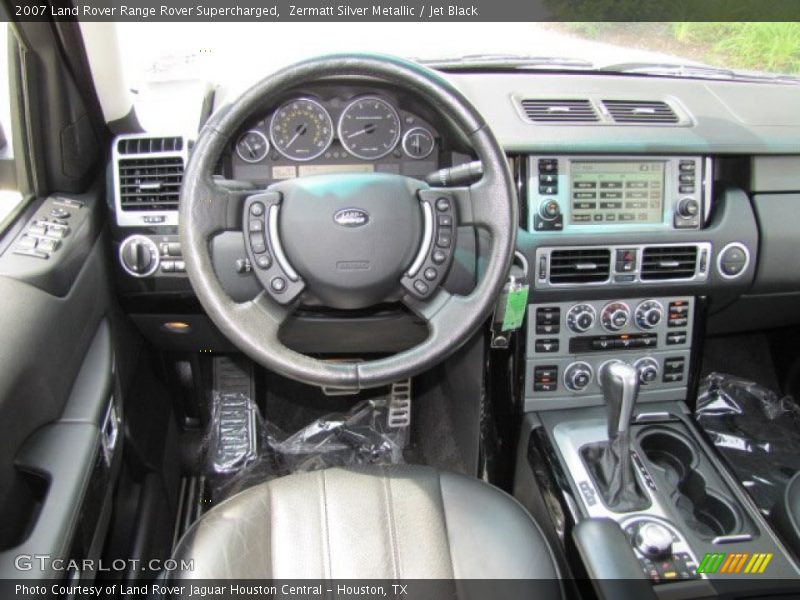 Zermatt Silver Metallic / Jet Black 2007 Land Rover Range Rover Supercharged