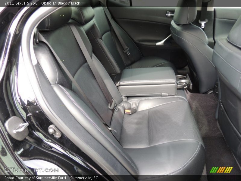 Obsidian Black / Black 2011 Lexus IS 250