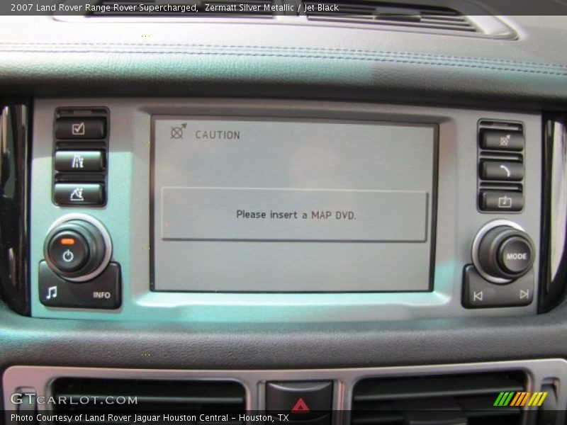 Zermatt Silver Metallic / Jet Black 2007 Land Rover Range Rover Supercharged