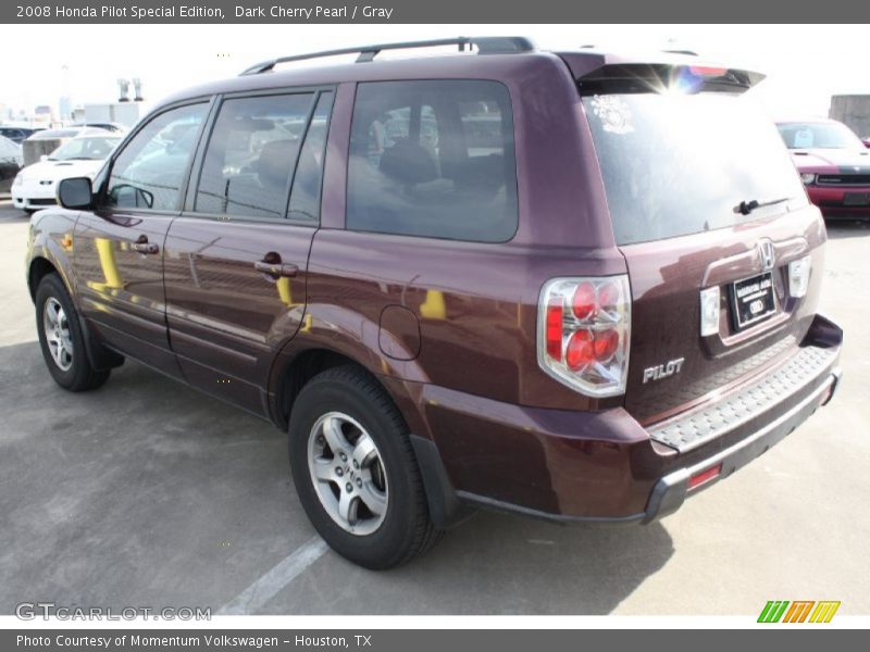 Dark Cherry Pearl / Gray 2008 Honda Pilot Special Edition