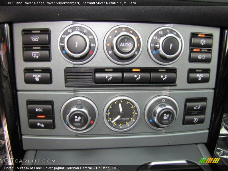 Zermatt Silver Metallic / Jet Black 2007 Land Rover Range Rover Supercharged