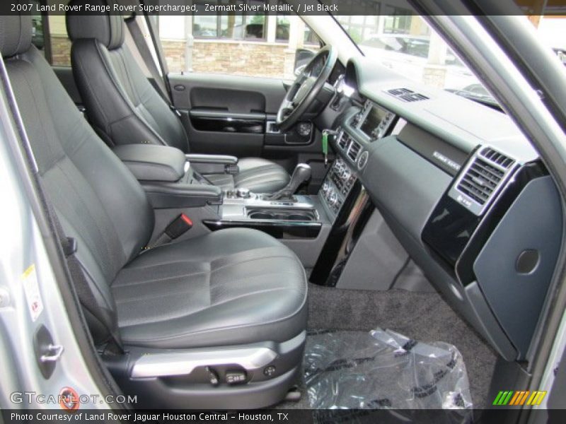 Zermatt Silver Metallic / Jet Black 2007 Land Rover Range Rover Supercharged
