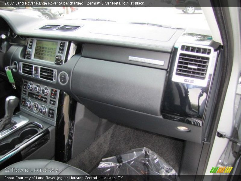 Zermatt Silver Metallic / Jet Black 2007 Land Rover Range Rover Supercharged