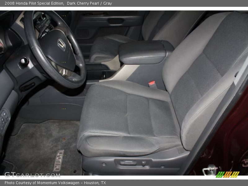 Dark Cherry Pearl / Gray 2008 Honda Pilot Special Edition