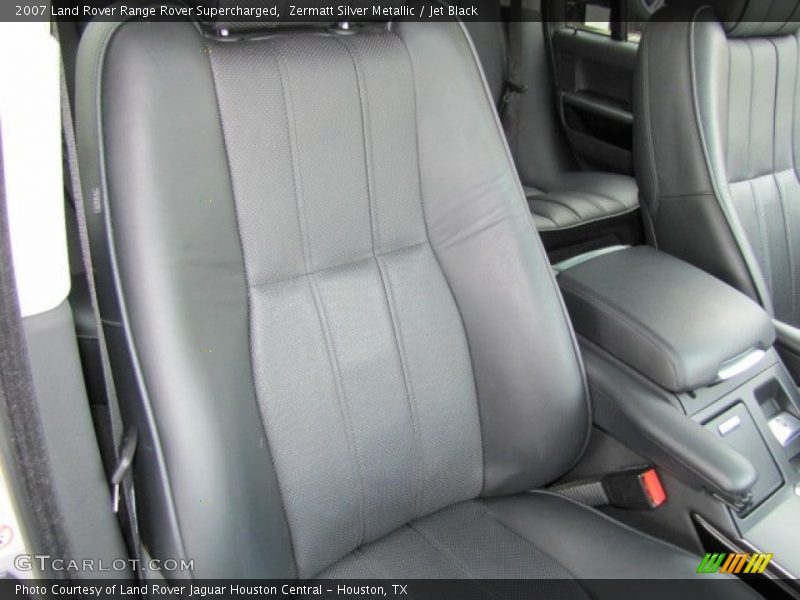 Zermatt Silver Metallic / Jet Black 2007 Land Rover Range Rover Supercharged