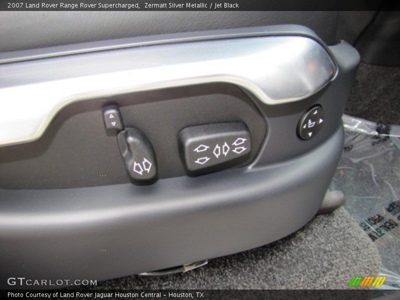 Zermatt Silver Metallic / Jet Black 2007 Land Rover Range Rover Supercharged