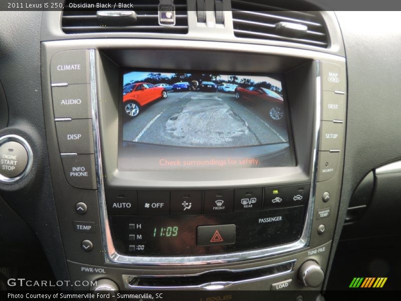 Obsidian Black / Black 2011 Lexus IS 250