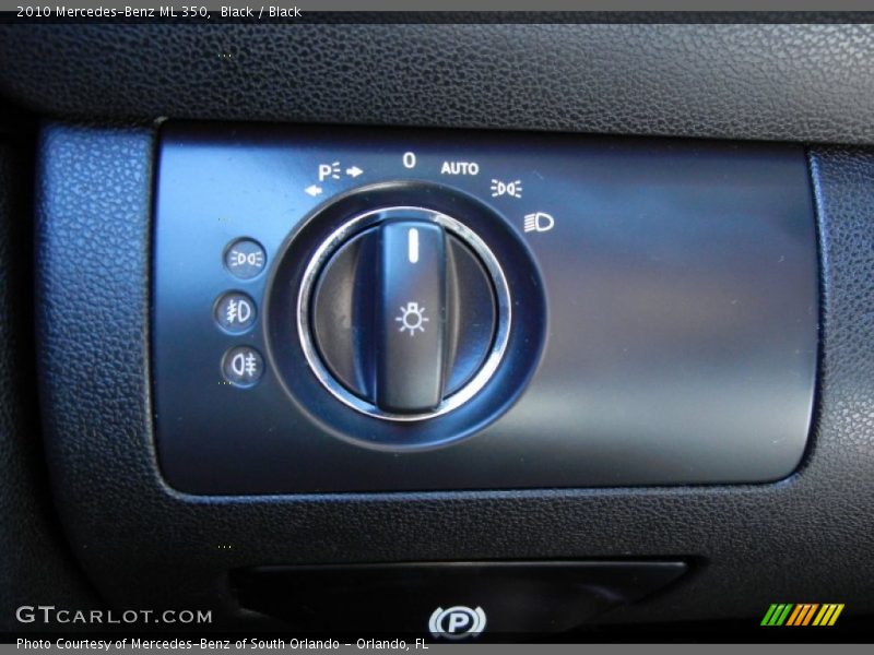 Black / Black 2010 Mercedes-Benz ML 350
