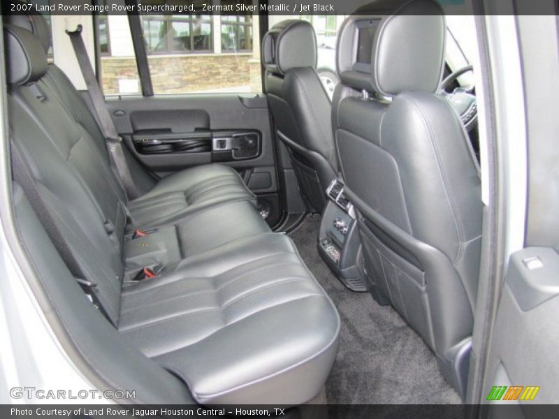 Zermatt Silver Metallic / Jet Black 2007 Land Rover Range Rover Supercharged