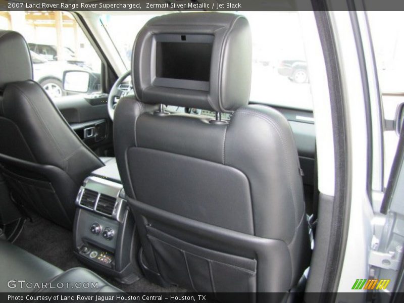 Zermatt Silver Metallic / Jet Black 2007 Land Rover Range Rover Supercharged