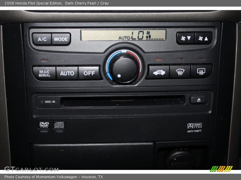 Dark Cherry Pearl / Gray 2008 Honda Pilot Special Edition