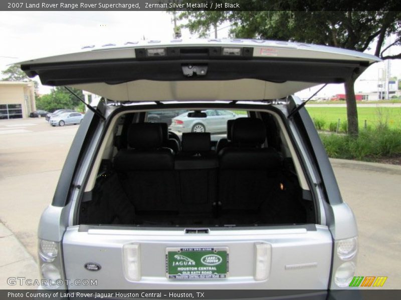 Zermatt Silver Metallic / Jet Black 2007 Land Rover Range Rover Supercharged