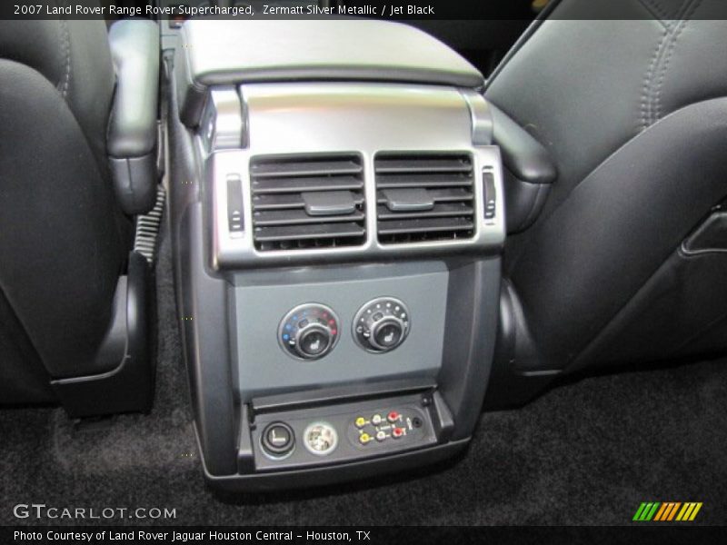 Zermatt Silver Metallic / Jet Black 2007 Land Rover Range Rover Supercharged