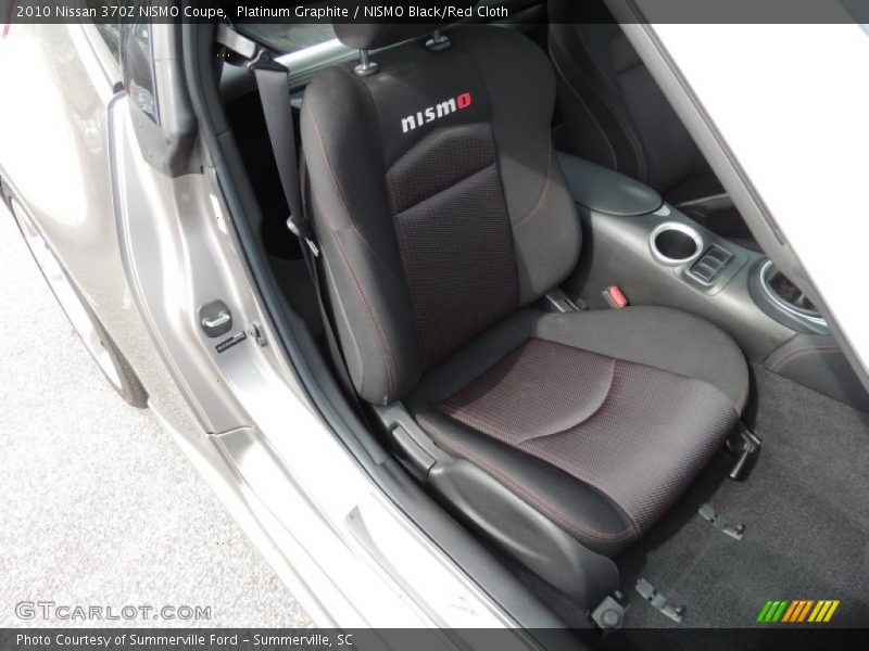Front Seat of 2010 370Z NISMO Coupe