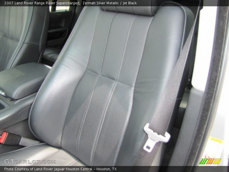 Zermatt Silver Metallic / Jet Black 2007 Land Rover Range Rover Supercharged