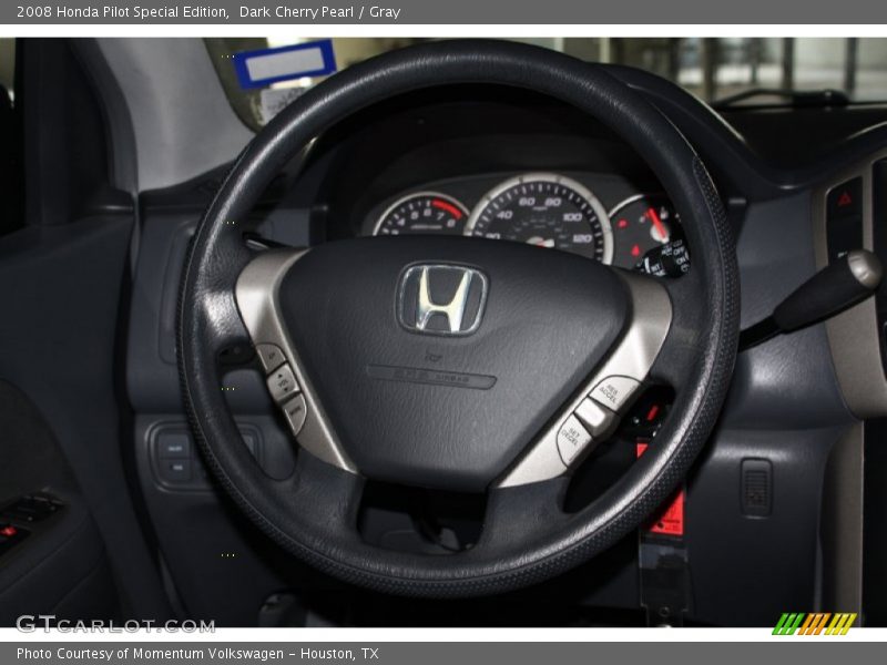 Dark Cherry Pearl / Gray 2008 Honda Pilot Special Edition