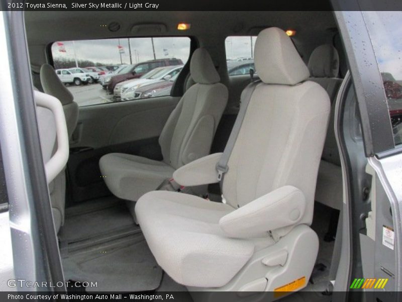 Silver Sky Metallic / Light Gray 2012 Toyota Sienna