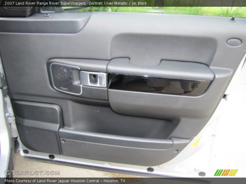 Zermatt Silver Metallic / Jet Black 2007 Land Rover Range Rover Supercharged