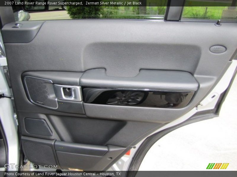 Zermatt Silver Metallic / Jet Black 2007 Land Rover Range Rover Supercharged