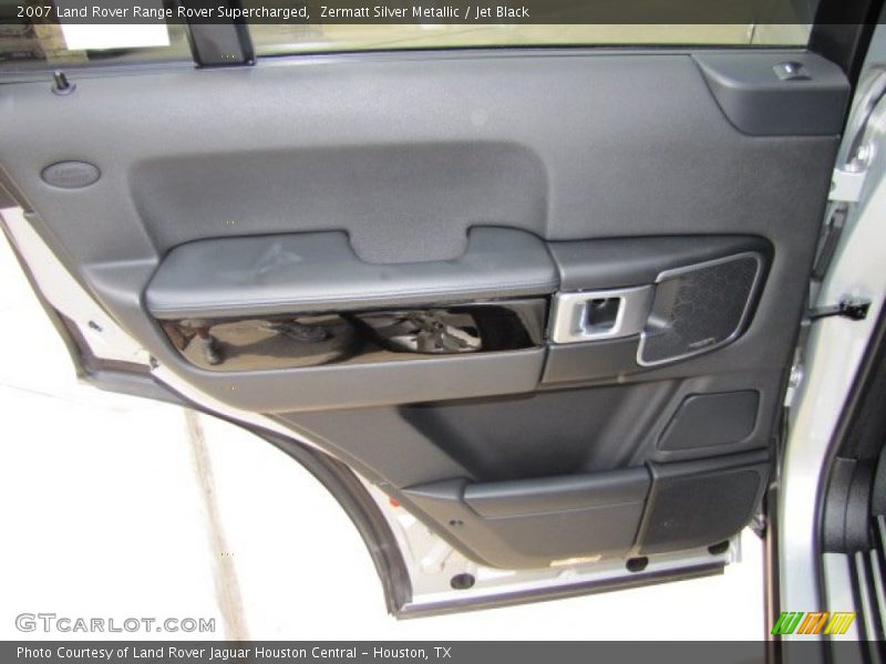 Zermatt Silver Metallic / Jet Black 2007 Land Rover Range Rover Supercharged