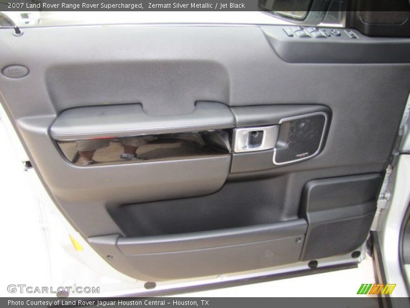 Zermatt Silver Metallic / Jet Black 2007 Land Rover Range Rover Supercharged