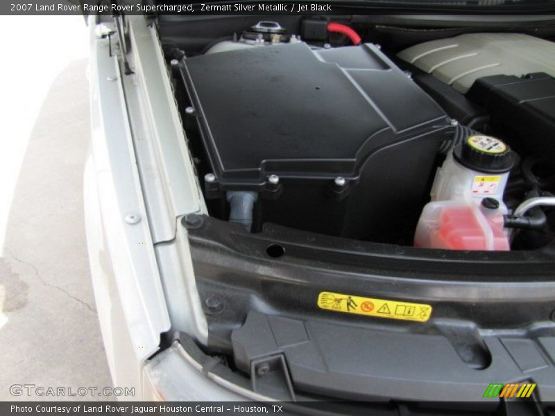 Zermatt Silver Metallic / Jet Black 2007 Land Rover Range Rover Supercharged