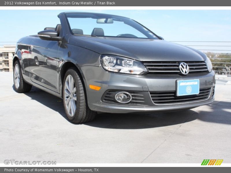 Indium Gray Metallic / Titan Black 2012 Volkswagen Eos Komfort