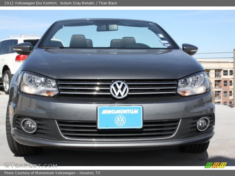 Indium Gray Metallic / Titan Black 2012 Volkswagen Eos Komfort