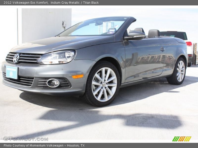 Indium Gray Metallic / Titan Black 2012 Volkswagen Eos Komfort