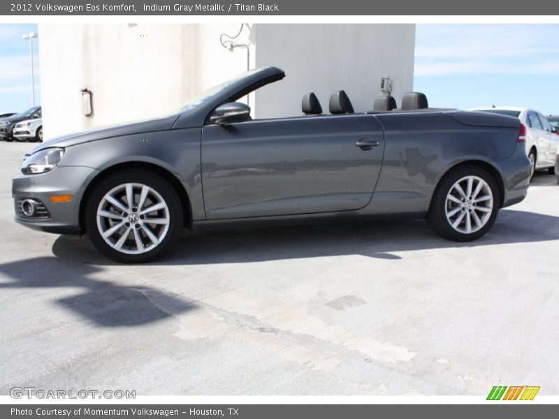 Indium Gray Metallic / Titan Black 2012 Volkswagen Eos Komfort