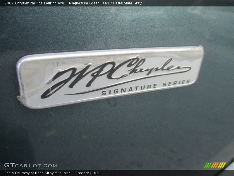 Magnesium Green Pearl / Pastel Slate Gray 2007 Chrysler Pacifica Touring AWD