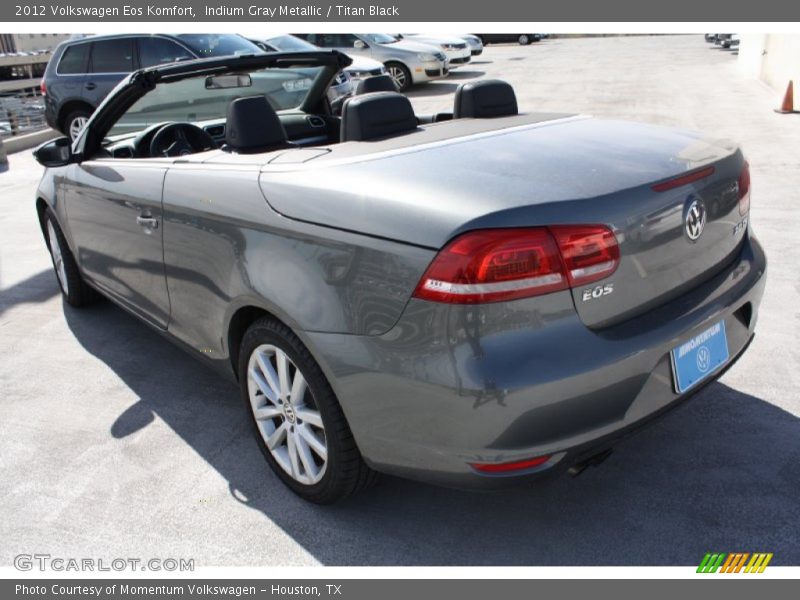 Indium Gray Metallic / Titan Black 2012 Volkswagen Eos Komfort