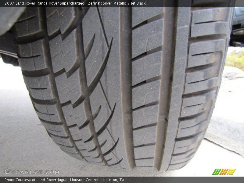 Zermatt Silver Metallic / Jet Black 2007 Land Rover Range Rover Supercharged