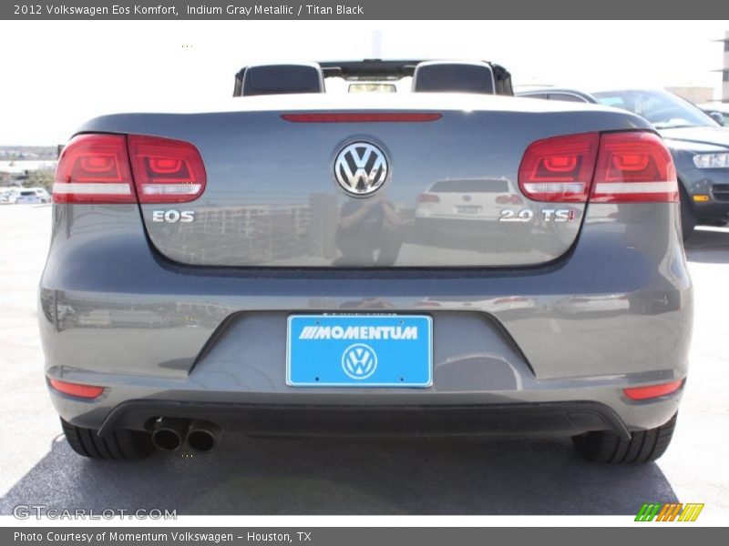 Indium Gray Metallic / Titan Black 2012 Volkswagen Eos Komfort