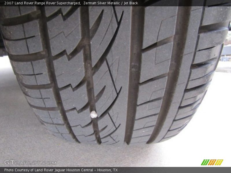 Zermatt Silver Metallic / Jet Black 2007 Land Rover Range Rover Supercharged