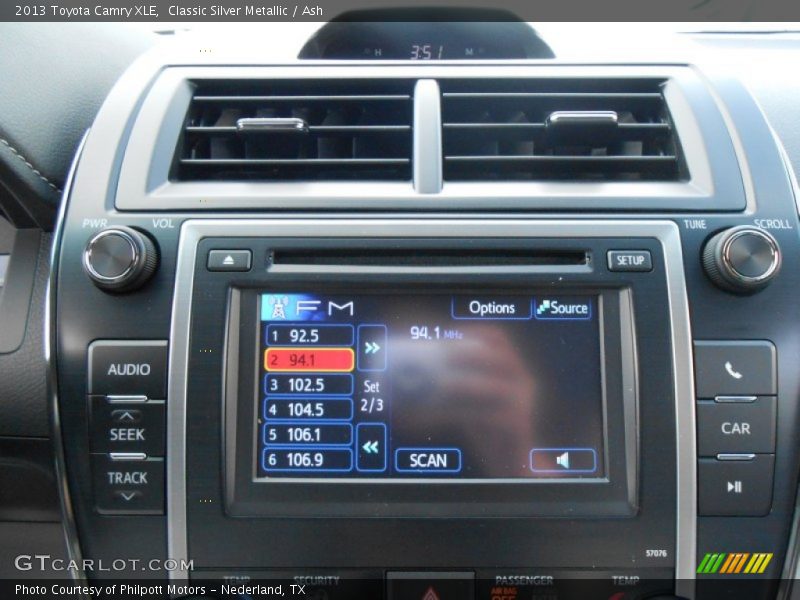 Classic Silver Metallic / Ash 2013 Toyota Camry XLE