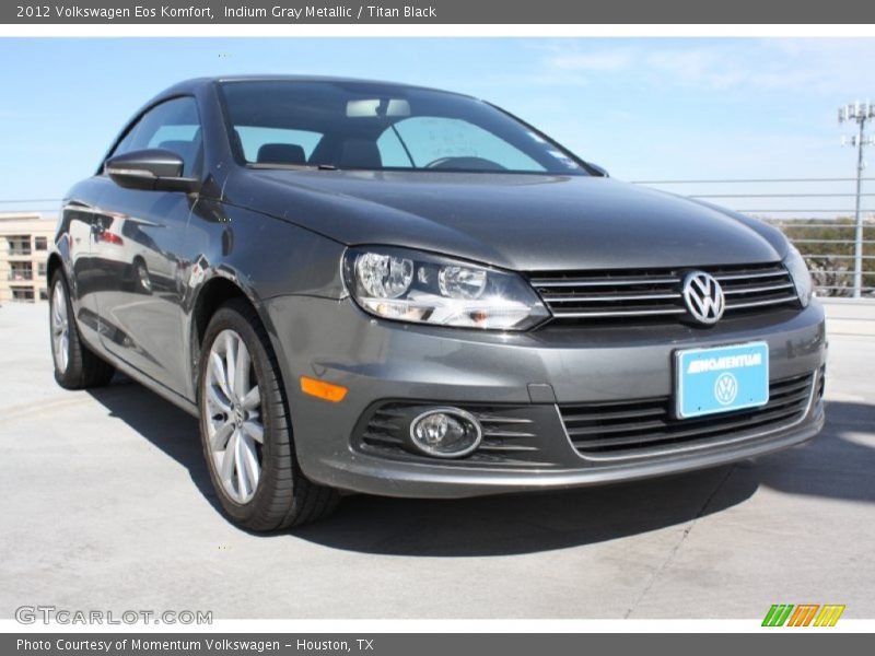 Indium Gray Metallic / Titan Black 2012 Volkswagen Eos Komfort