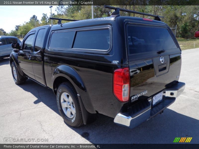 Super Black / Graphite 2011 Nissan Frontier SV V6 King Cab