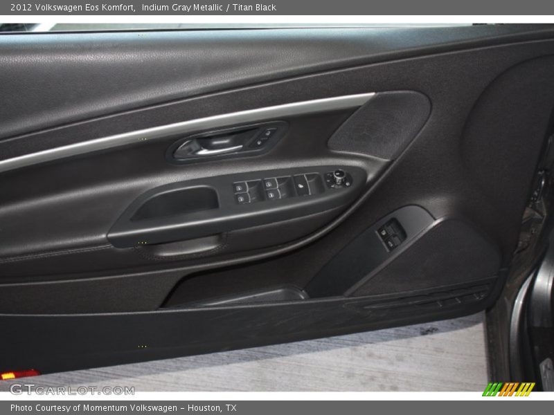 Indium Gray Metallic / Titan Black 2012 Volkswagen Eos Komfort