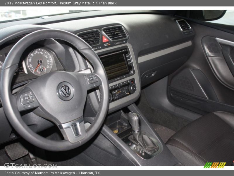 Indium Gray Metallic / Titan Black 2012 Volkswagen Eos Komfort