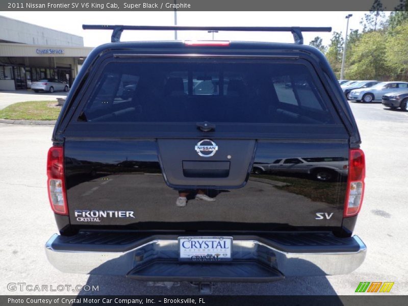 Super Black / Graphite 2011 Nissan Frontier SV V6 King Cab