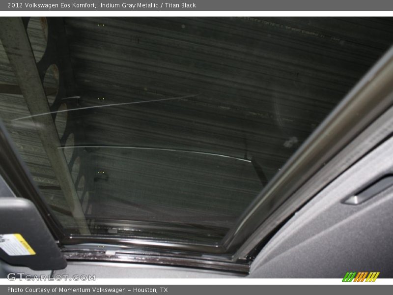 Indium Gray Metallic / Titan Black 2012 Volkswagen Eos Komfort
