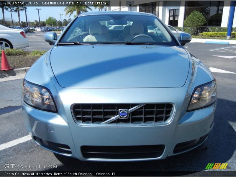 Celestial Blue Metallic / Calcite Cream 2008 Volvo C70 T5