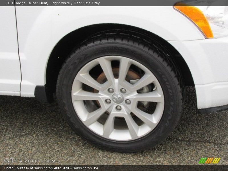 Bright White / Dark Slate Gray 2011 Dodge Caliber Heat