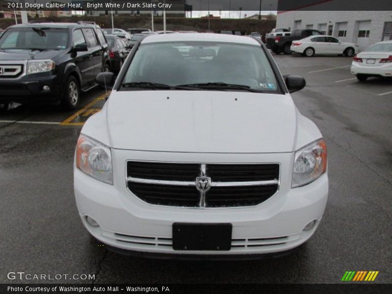 Bright White / Dark Slate Gray 2011 Dodge Caliber Heat