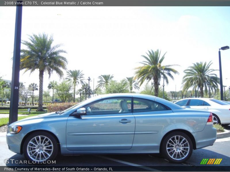 Celestial Blue Metallic / Calcite Cream 2008 Volvo C70 T5